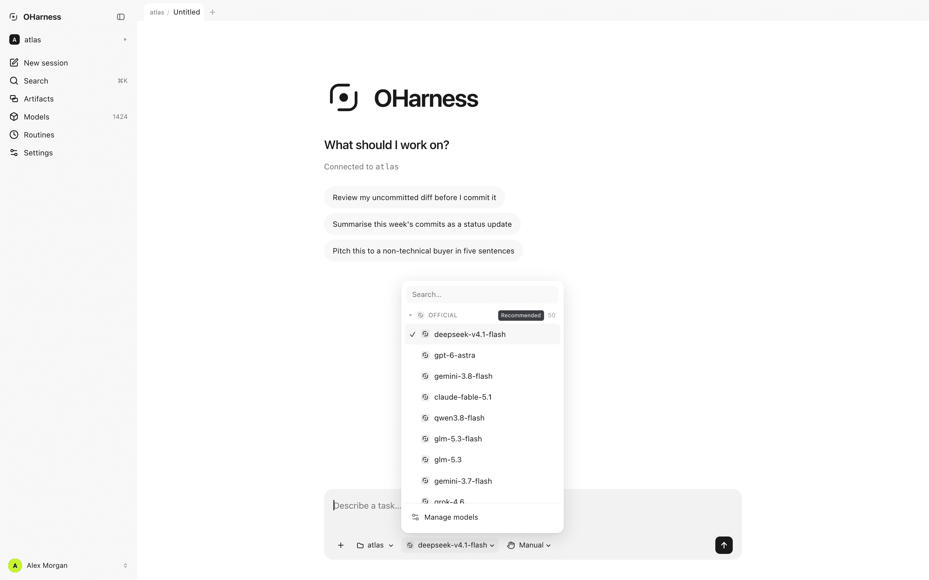 The browser frontend, driving the same engine as the terminal.