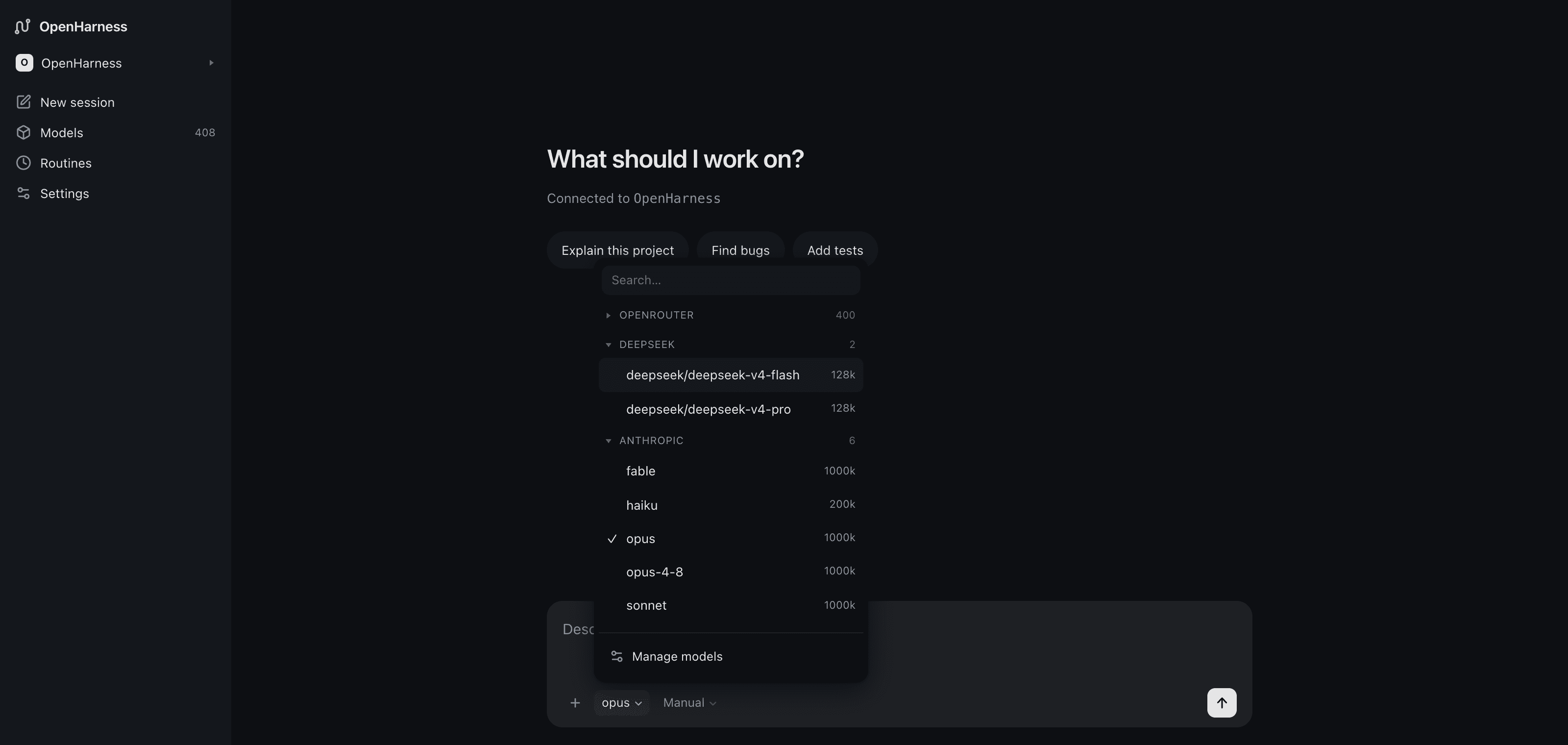 The browser frontend, driving the same engine as the terminal.